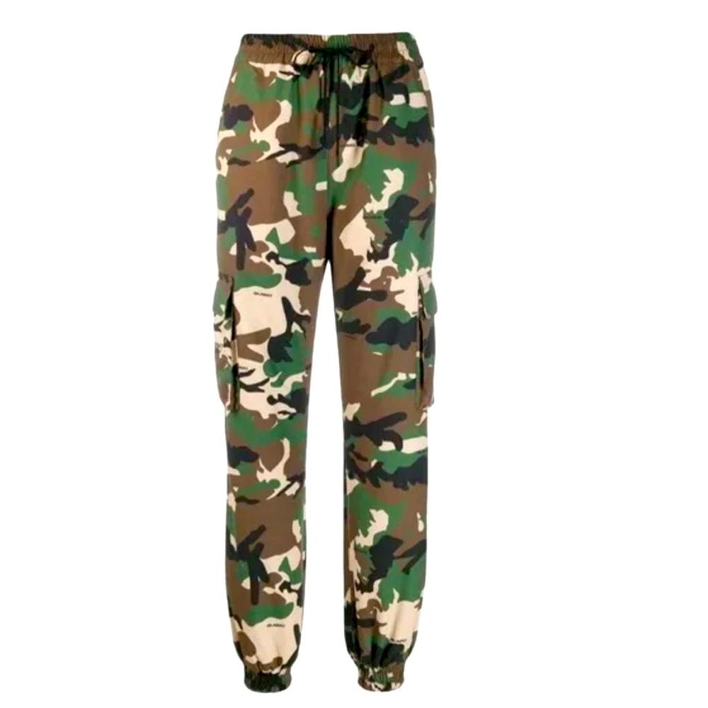 Danielle Guizio Camouflage Jogger Pants